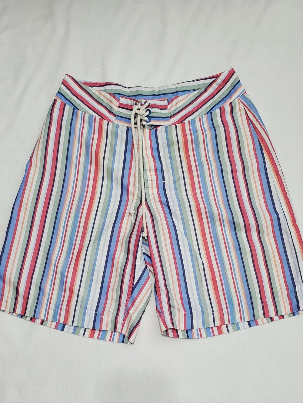 J. Crew Board Shorts Multi Stripe 30 Waist